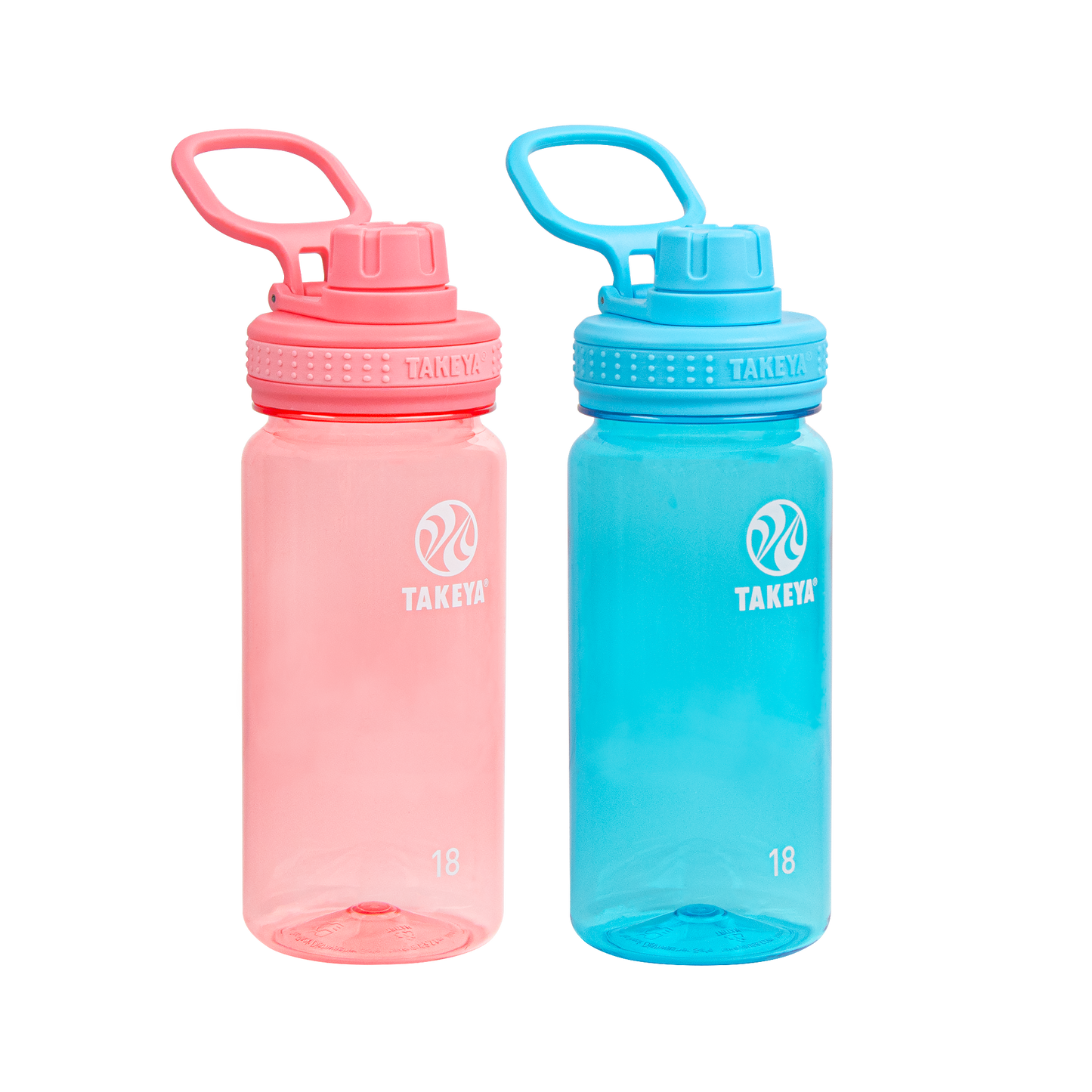 tritan-water-bottle-bundle-with-spout-lid-2-pack-q1 51475-Tritan-Spout-18-2pk-FlutterPink-BreezyBlue-Front_1.png