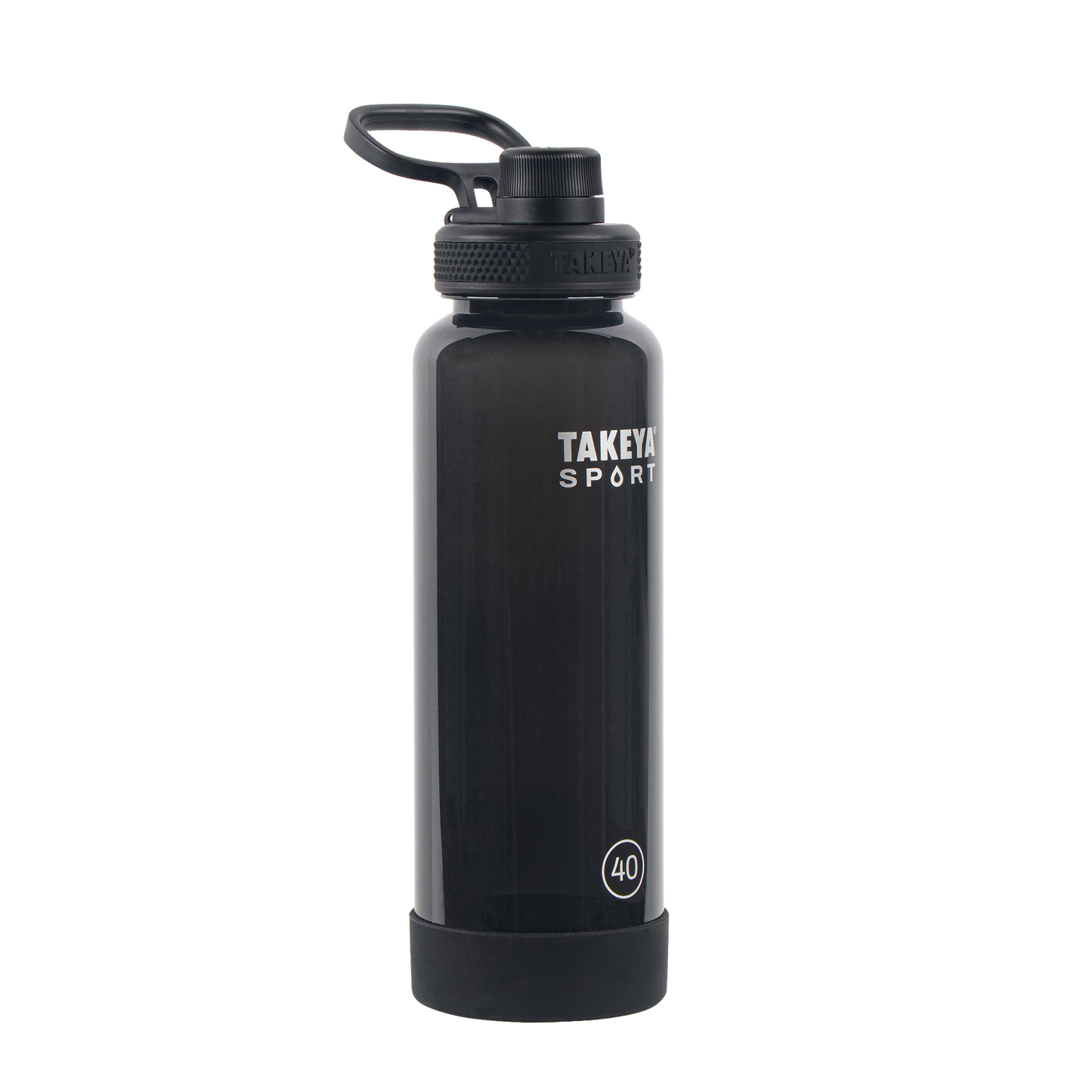 tritan-sport-water-bottle-with-spout-lid-q0 52023-TKS-Tritan-Spout-40-GrandSlamBlack-frontangle.png