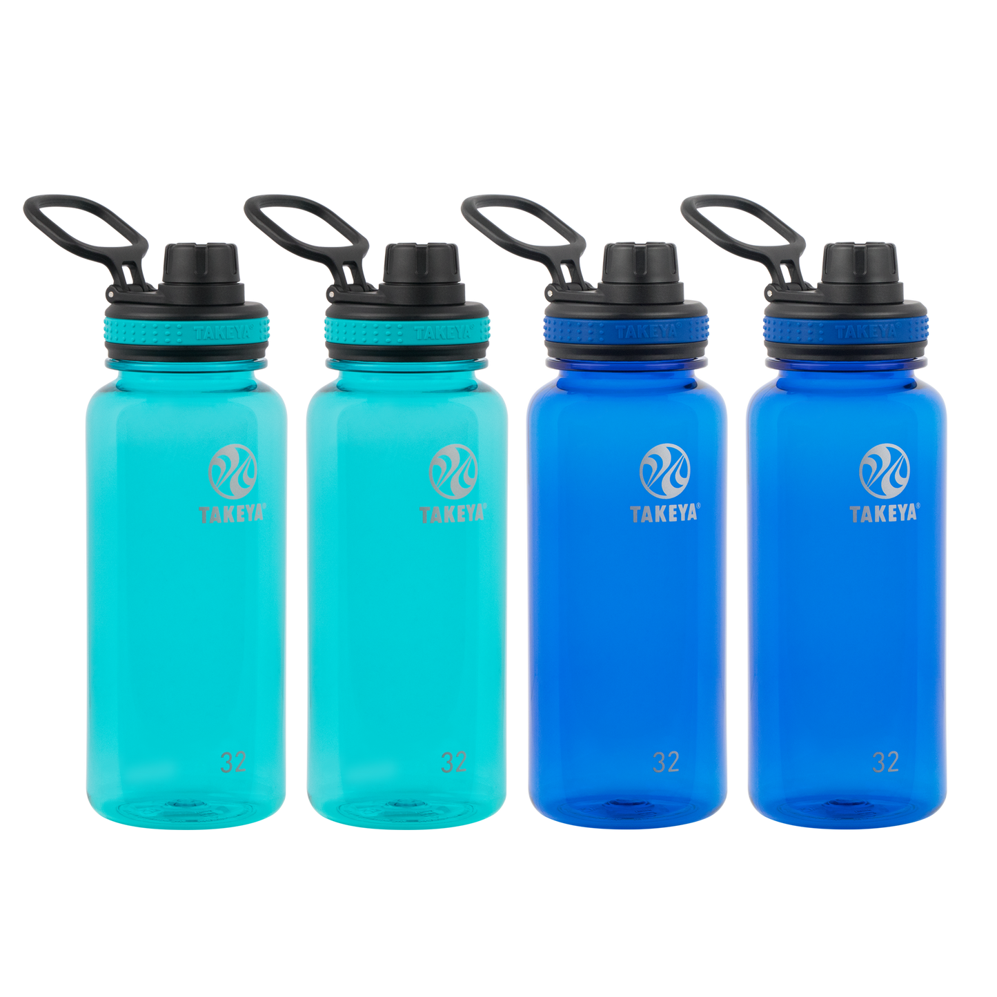 tritan-water-bottle-with-spout-lid-4-pack-k3 50276-Tritan-Spout-32-4pk-Ocean-Royal-angle.png