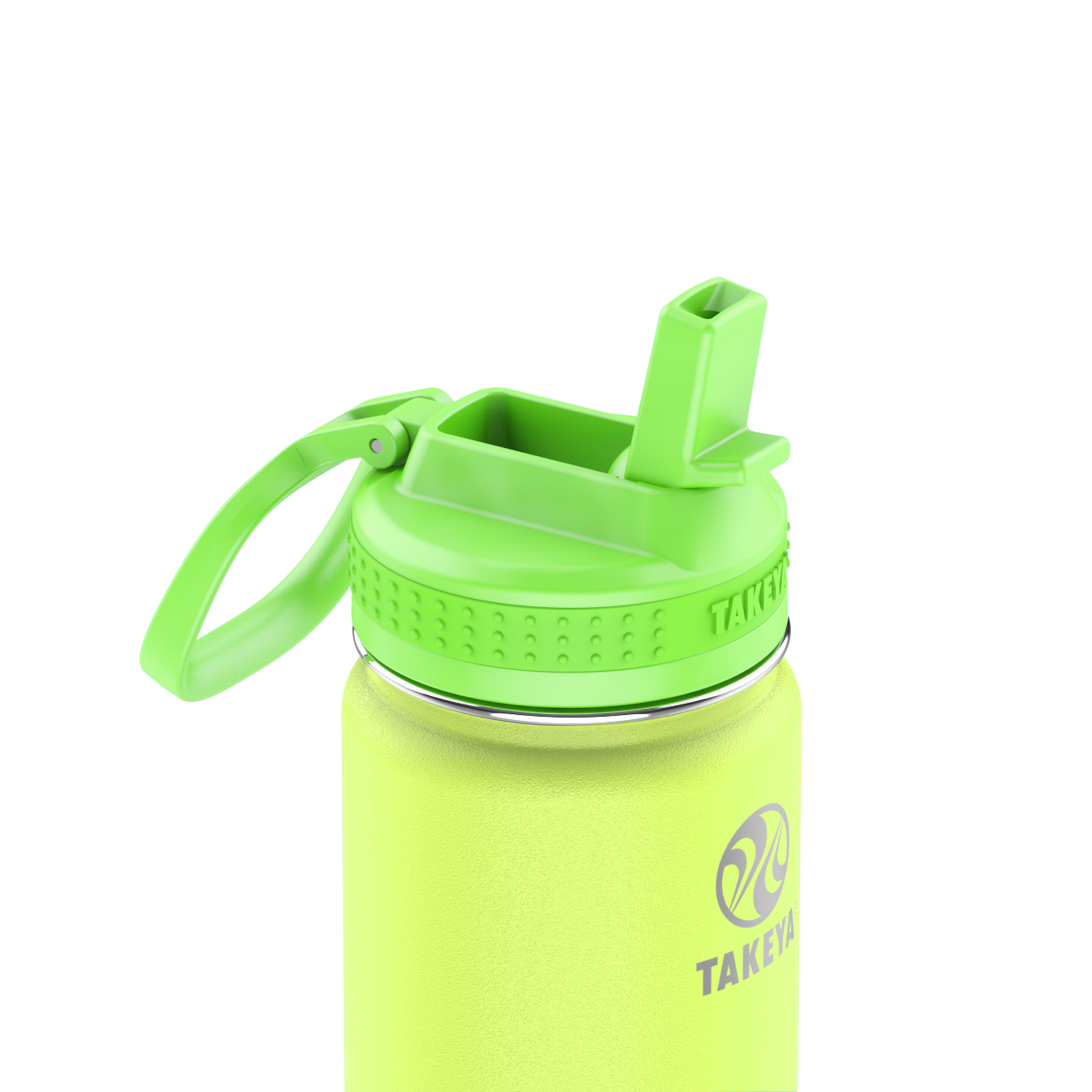 actives-kids-glow-in-the-dark-water-bottle-with-straw-lid-z2 51075-Actives-Kids-Straw-18-GID-LightningGreen-closeup.png