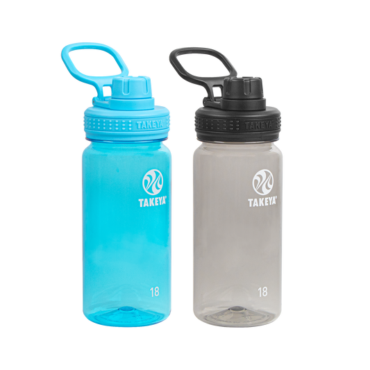 tritan-water-bottle-bundle-with-spout-lid-2-pack-q1 51476-Tritan-Spout-18-2pk-BreezyBlue-StormyBlack-Front_1.png