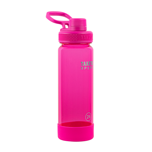 tritan-sport-water-bottle-with-spout-lid-q0 51671-TKS-Tritan-Spout-24-PinkSweep-frontangle.png