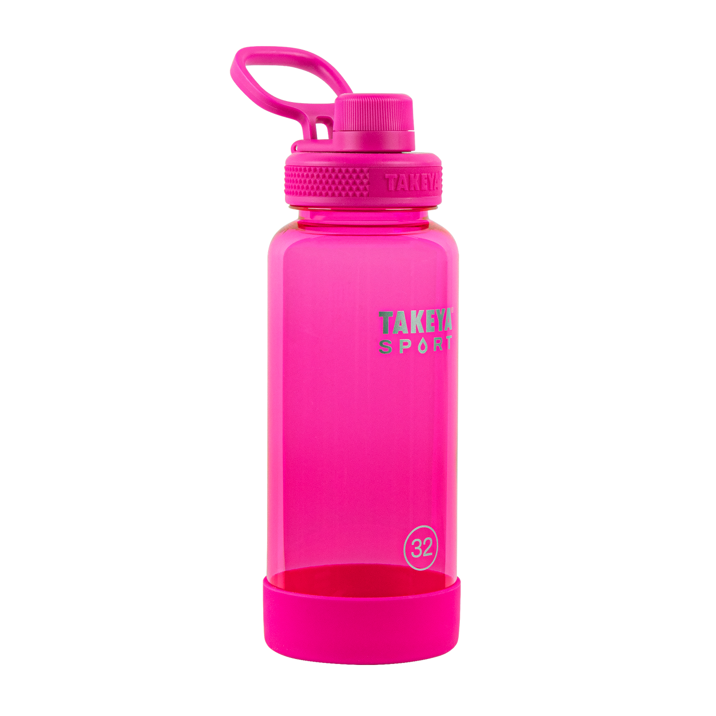 tritan-sport-water-bottle-with-spout-lid-q0 51836-TKS-Tritan-Spout-32-PinkSweep-frontangle.png