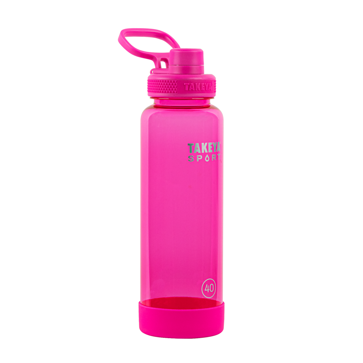 tritan-sport-water-bottle-with-spout-lid-q0 52030-TKS-Tritan-Spout-40-PinkSweep-frontangle.png