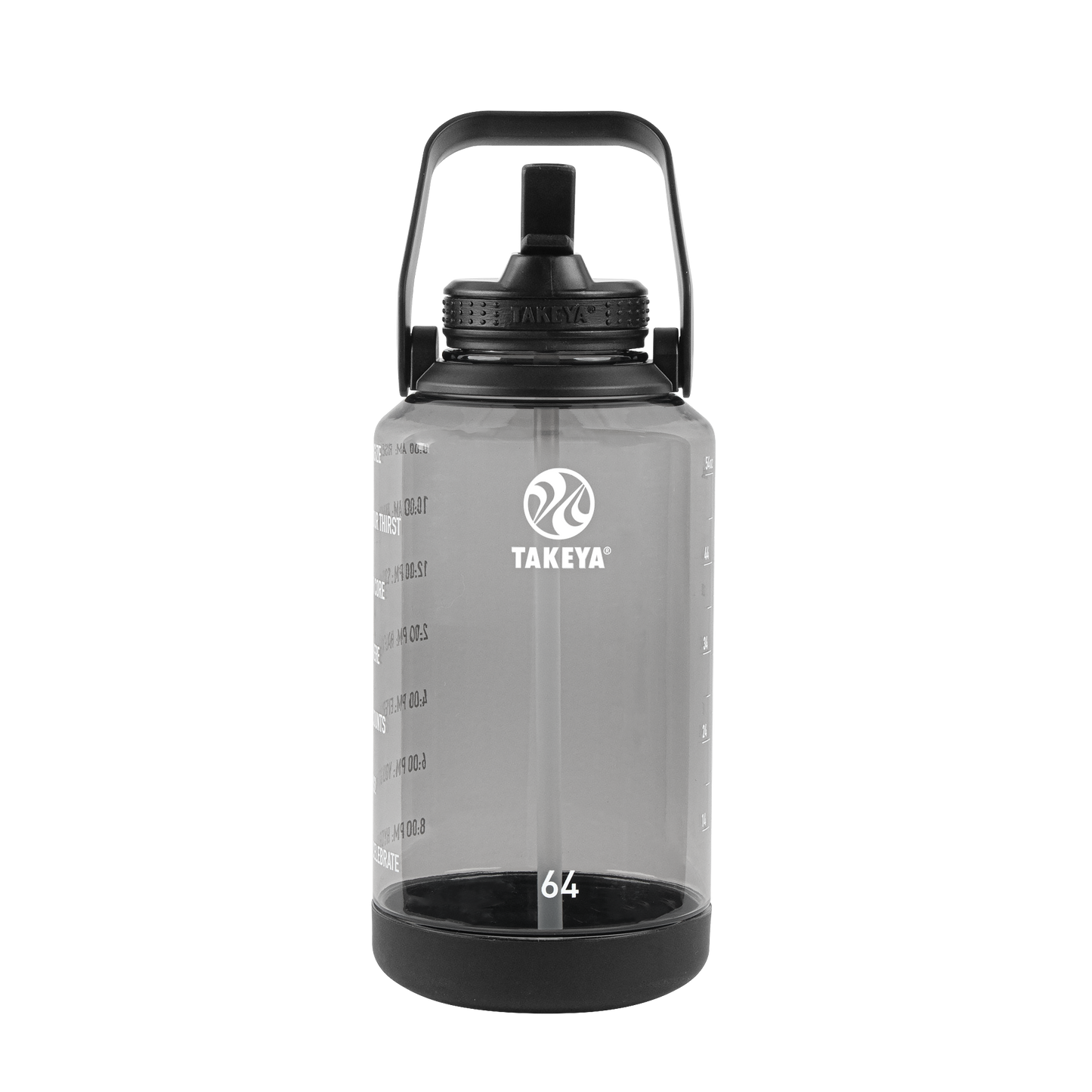 tritan-motivational-water-bottle-with-straw-lid-v3 54145-Tritan-Straw-Motivational-64-StormyBlack-front.png